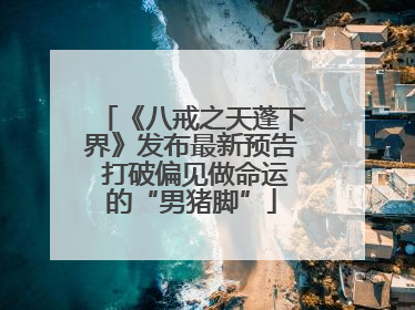 《八戒之天蓬下界》发布最新预告 打破偏见做命运的“男猪脚”
