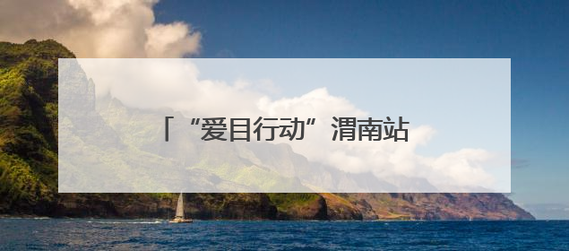 “爱目行动”渭南站活动举办 京渭医疗合作助力儿童视力保护