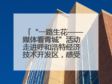 “一路生花——媒体看青城”活动走进呼和浩特经济技术开发区，感受发展新动能