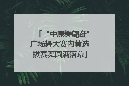 “中原舞翩跹”广场舞大赛内黄选拔赛舞圆满落幕