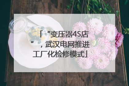 “变压器4S店”，武汉电网推进工厂化检修模式