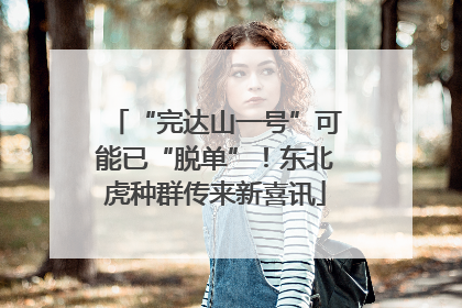 “完达山一号”可能已“脱单”！东北虎种群传来新喜讯