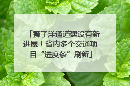 狮子洋通道建设有新进展！省内多个交通项目“进度条”刷新