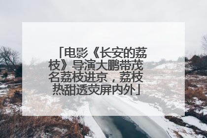 电影《长安的荔枝》导演大鹏带茂名荔枝进京，荔枝热甜透荧屏内外