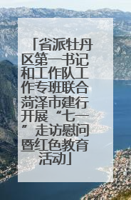 省派牡丹区第一书记和工作队工作专班联合菏泽市建行开展“七一”走访慰问暨红色教育活动