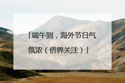 端午到，海外节日气氛浓（侨界关注）