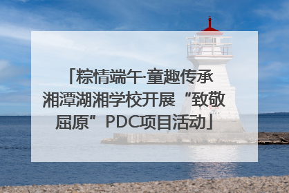 粽情端午·童趣传承 湘潭湖湘学校开展“致敬屈原”PDC项目活动