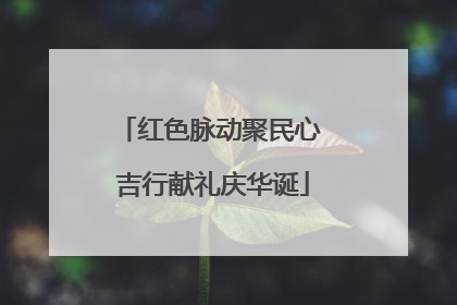 红色脉动聚民心 吉行献礼庆华诞