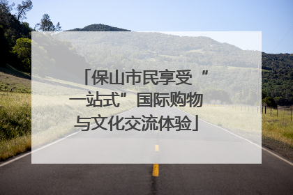 保山市民享受“一站式”国际购物与文化交流体验