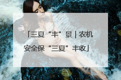 三夏“丰”景｜农机安全保“三夏”丰收
