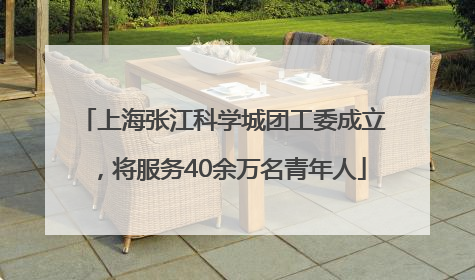 上海张江科学城团工委成立，将服务40余万名青年人