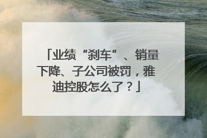 业绩“刹车”、销量下降、子公司被罚，雅迪控股怎么了？
