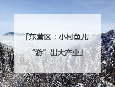 东营区：小村鱼儿“游”出大产业