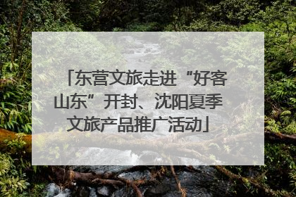 东营文旅走进“好客山东”开封、沈阳夏季文旅产品推广活动