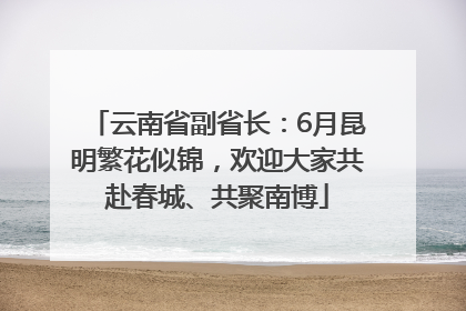 云南省副省长：6月昆明繁花似锦，欢迎大家共赴春城、共聚南博