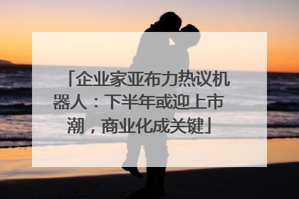 企业家亚布力热议机器人：下半年或迎上市潮，商业化成关键