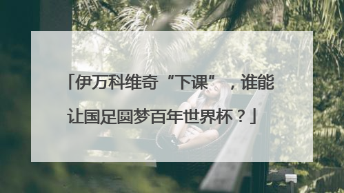 伊万科维奇“下课”，谁能让国足圆梦百年世界杯？