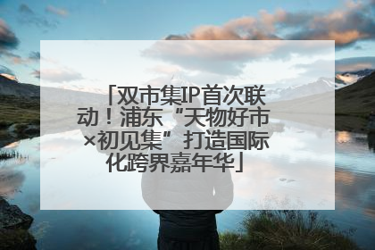 双市集IP首次联动！浦东“天物好市×初见集”打造国际化跨界嘉年华