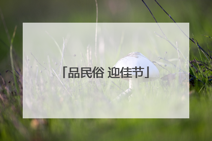 品民俗 迎佳节