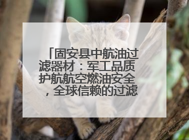 固安县中航油过滤器材：军工品质护航航空燃油安全，全球信赖的过滤技术专家