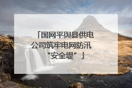 国网平舆县供电公司筑牢电网防汛“安全堤”