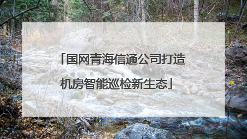 国网青海信通公司打造机房智能巡检新生态