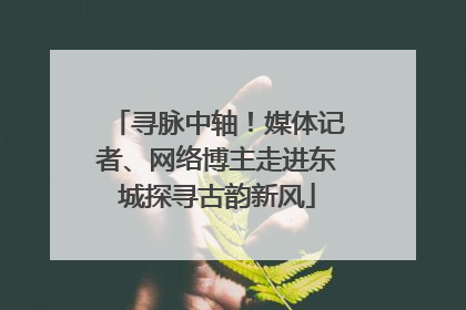 寻脉中轴！媒体记者、网络博主走进东城探寻古韵新风