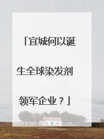 宜城何以诞生全球染发剂领军企业？