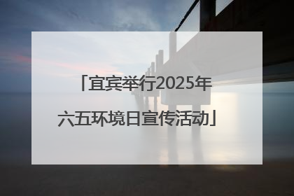宜宾举行2025年六五环境日宣传活动