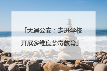 大通公安：走进学校开展多维度禁毒教育