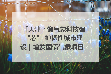 天津：锻气象科技强“芯” 护韧性城市建设｜增发国债气象项目落地见效系列报道
