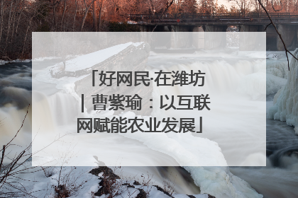 好网民·在潍坊｜曹紫瑜：以互联网赋能农业发展