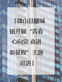 微山县驩城镇开展“青春心向党 奋进新征程”主题宣讲