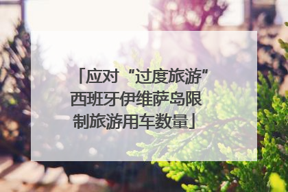应对“过度旅游” 西班牙伊维萨岛限制旅游用车数量