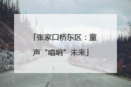 张家口桥东区：童声“唱响”未来