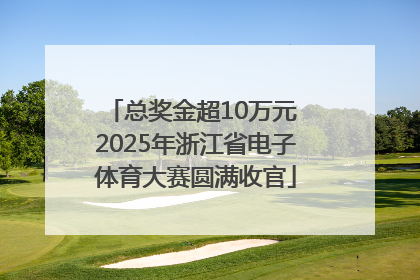 总奖金超10万元 2025年浙江省电子体育大赛圆满收官