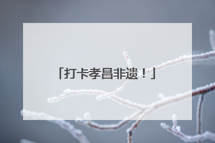 打卡孝昌非遗！