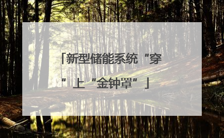 新型储能系统“穿”上“金钟罩”