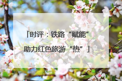 时评：铁路“赋能” 助力红色旅游“热”