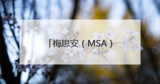 梅思安（MSA）M8呼吸器，四大高危救援场景必备