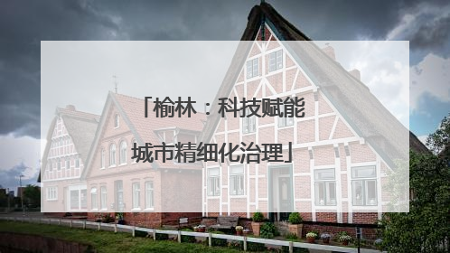 榆林：科技赋能城市精细化治理