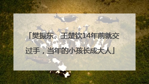 樊振东、王楚钦14年前就交过手，当年的小孩长成大人