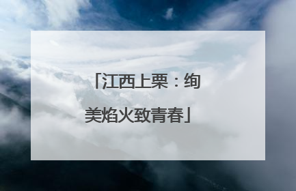 江西上栗：绚美焰火致青春