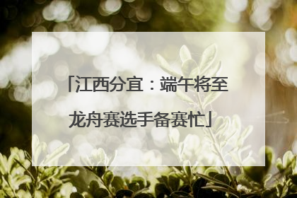 江西分宜：端午将至 龙舟赛选手备赛忙