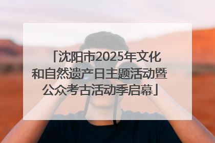 沈阳市2025年文化和自然遗产日主题活动暨公众考古活动季启幕