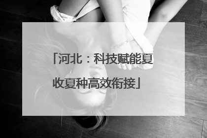 河北：科技赋能夏收夏种高效衔接