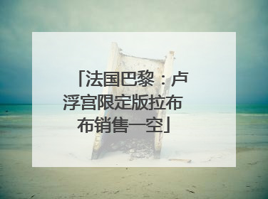 法国巴黎：卢浮宫限定版拉布布销售一空