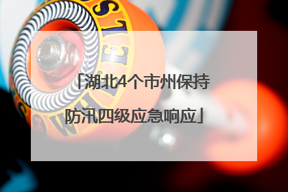 湖北4个市州保持防汛四级应急响应