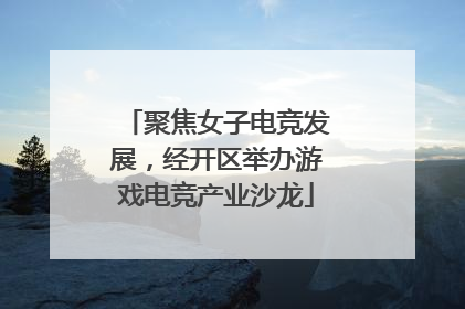 聚焦女子电竞发展，经开区举办游戏电竞产业沙龙