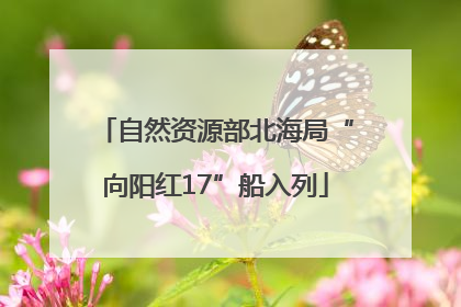 自然资源部北海局“向阳红17”船入列